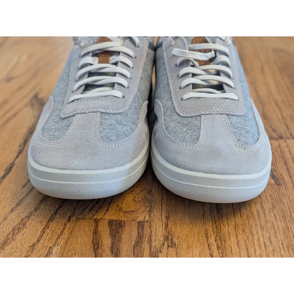 OluKai Puliki Men's Lace-Up Sneakers Sz 11 Grey/Light Grey New without Tags